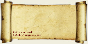 Žaklina Naumparac vizit kartica